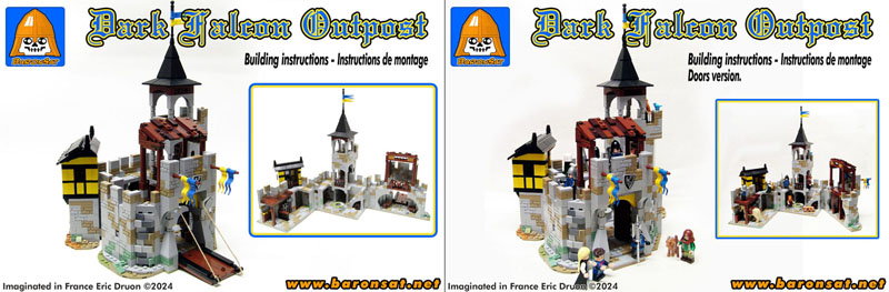 Black Falcon Outpost Lego moc building instructions